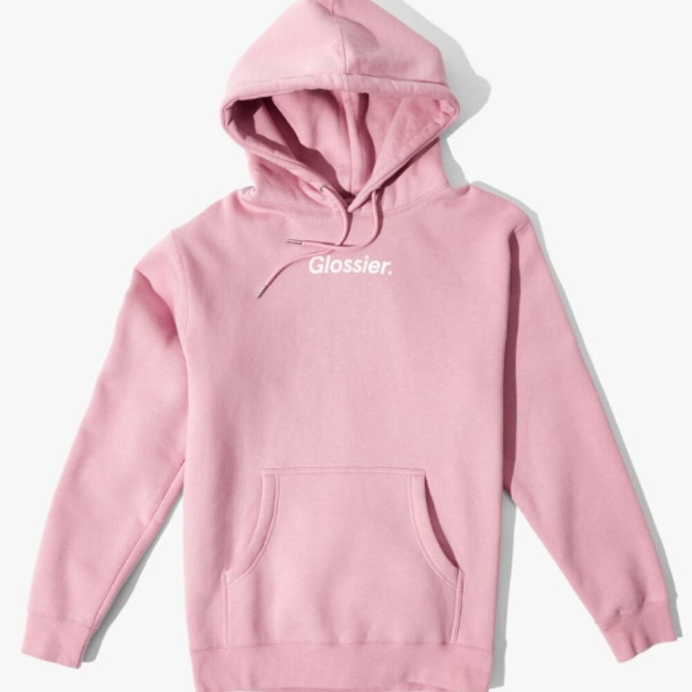 Glossier Original Pink Hoodie